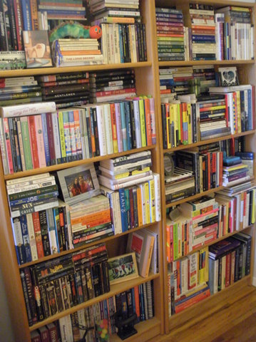 Bookshelves after