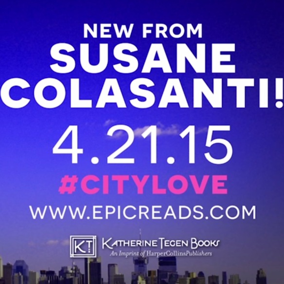 City Love by Susane Colasanti, April 21, 2015