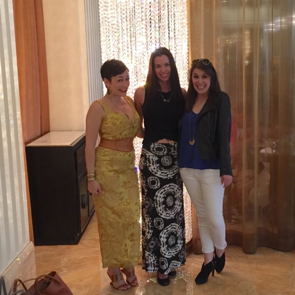 Maria Dahvana Headley, Susane Colasanti, and Katie Cotugno at Trump International in Las Vegas